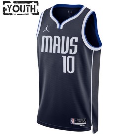 Camiseta Niños Dallas Mavericks Dorian Finney-Smith 10 2022-23 Jordan Statement Edition Navy Swingman